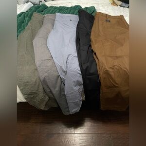 5 pair of pants 42x32/42/34